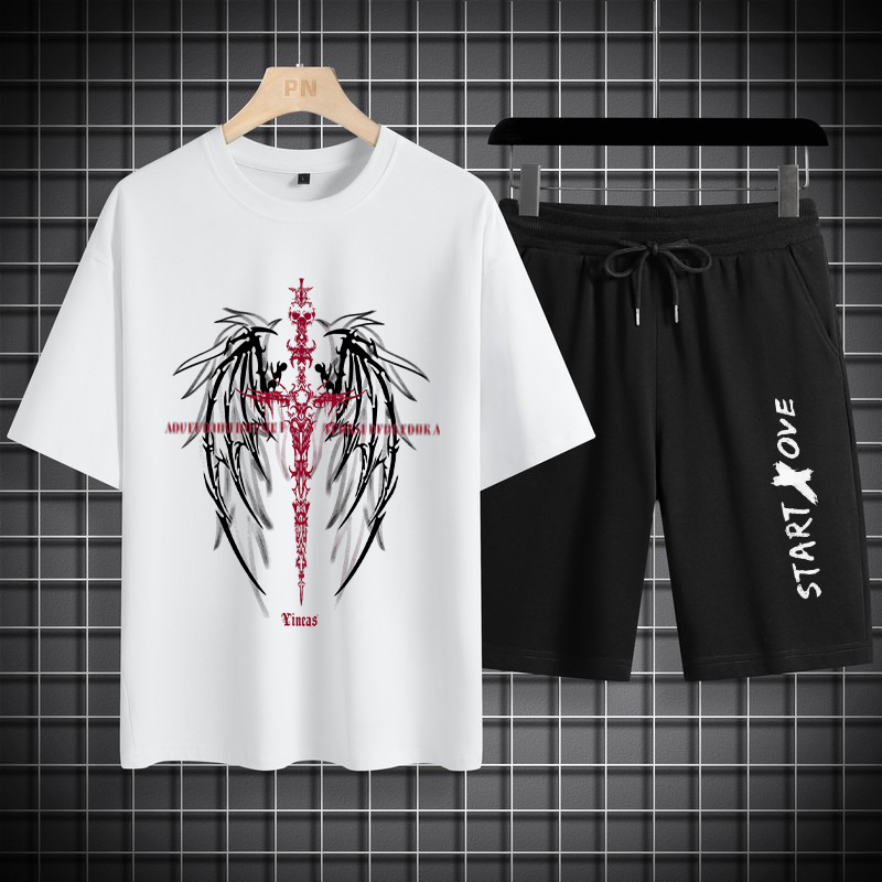 Summer Youth Clothing - 1pcs Men's t-shirt Sets 2026 Spring/Summer