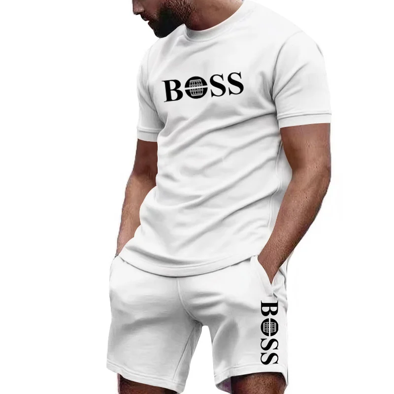 Summer Clothing Trends - Men's two-piece sportswear short sleeved T-shirt