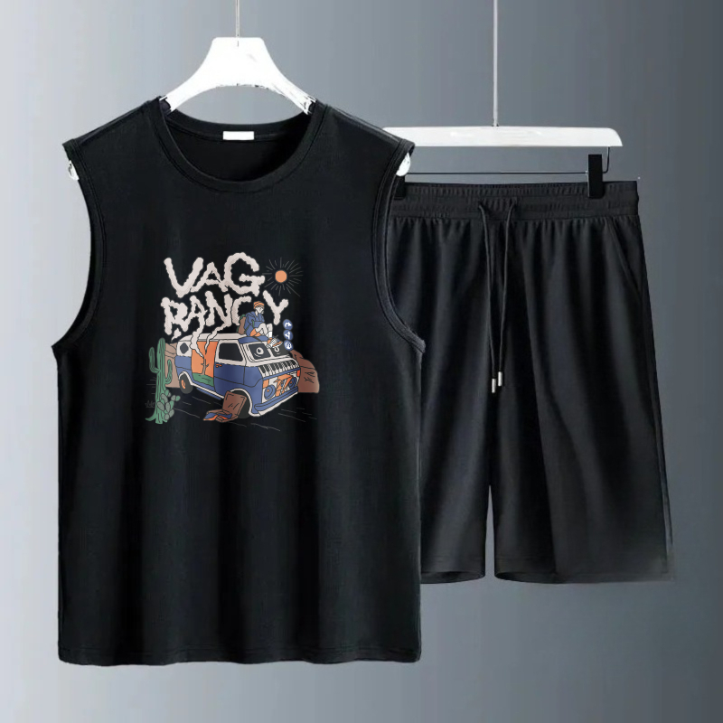 Men's Tank Top Sets 2026 Summe - Summer Youth Clothing 评论和价格