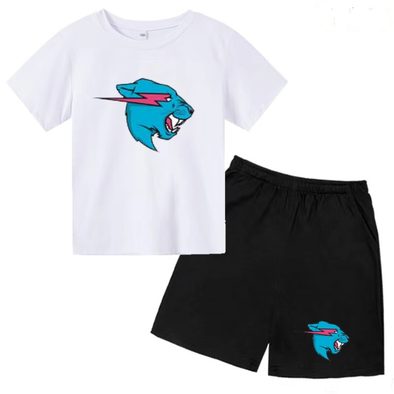Kids Charming Animal Head Imag - Summer Clothing Images 评论和价格