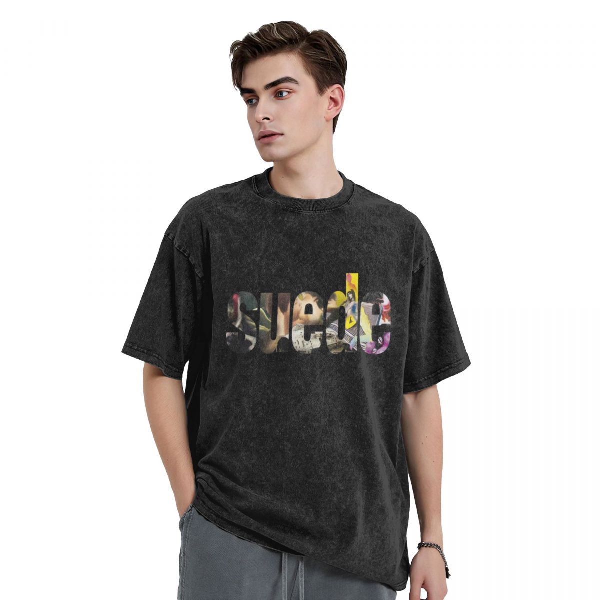 The London Suede Band T-Shirt  - Summer Clothing London 评论和价格