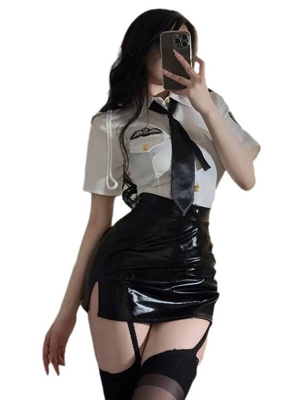 Sexy Flight Attendant Clothes  - Summer Clothing Model 评论和价格