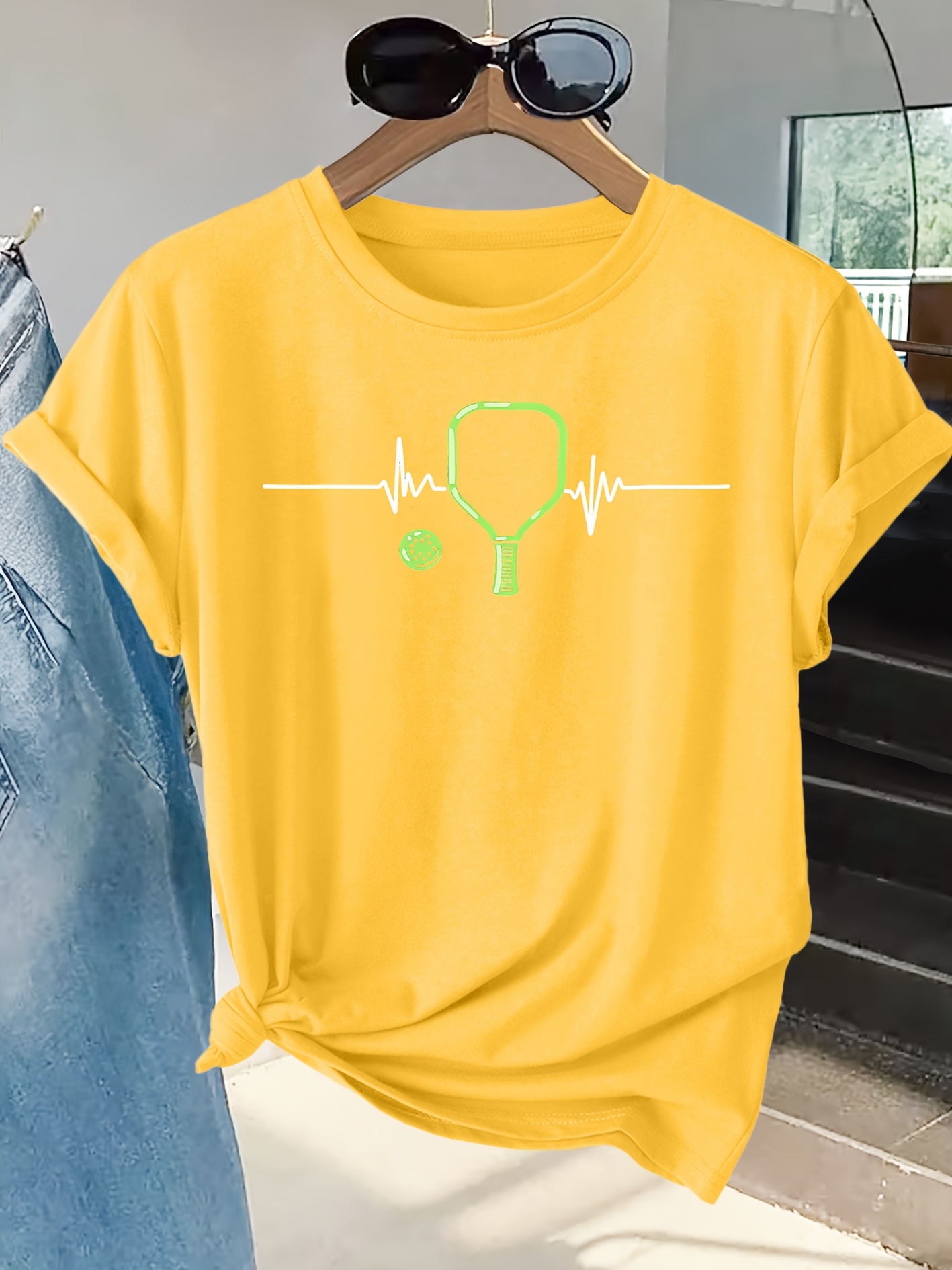 Women's T-shirt Racket Heartbe - Summer Clothing Pictures 评论和价格