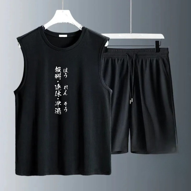 Men's Tank Top Sets 2026 Summe - Summer Youth Clothing 评论和价格