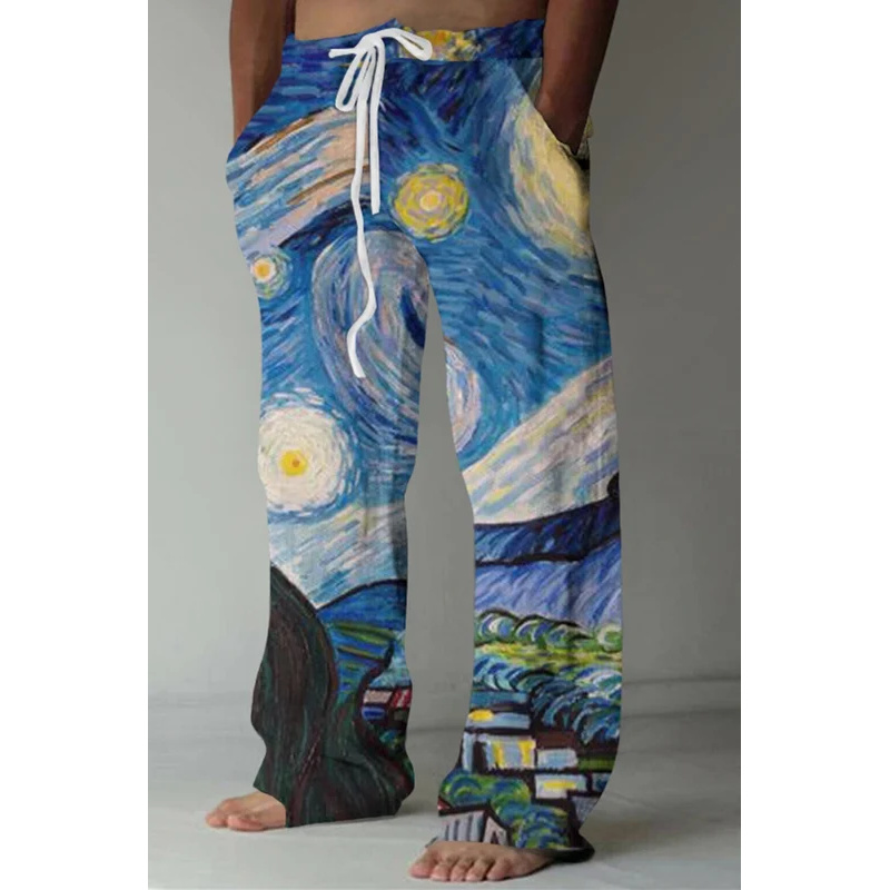 Fashion Men's Trousers Digital - Summer Clothing Images 评论和价格