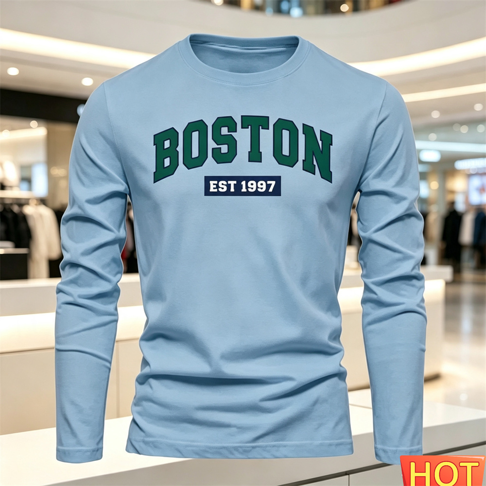 Autumn Summer Men's long sleev - Summer Clothing Trends 评论和价格