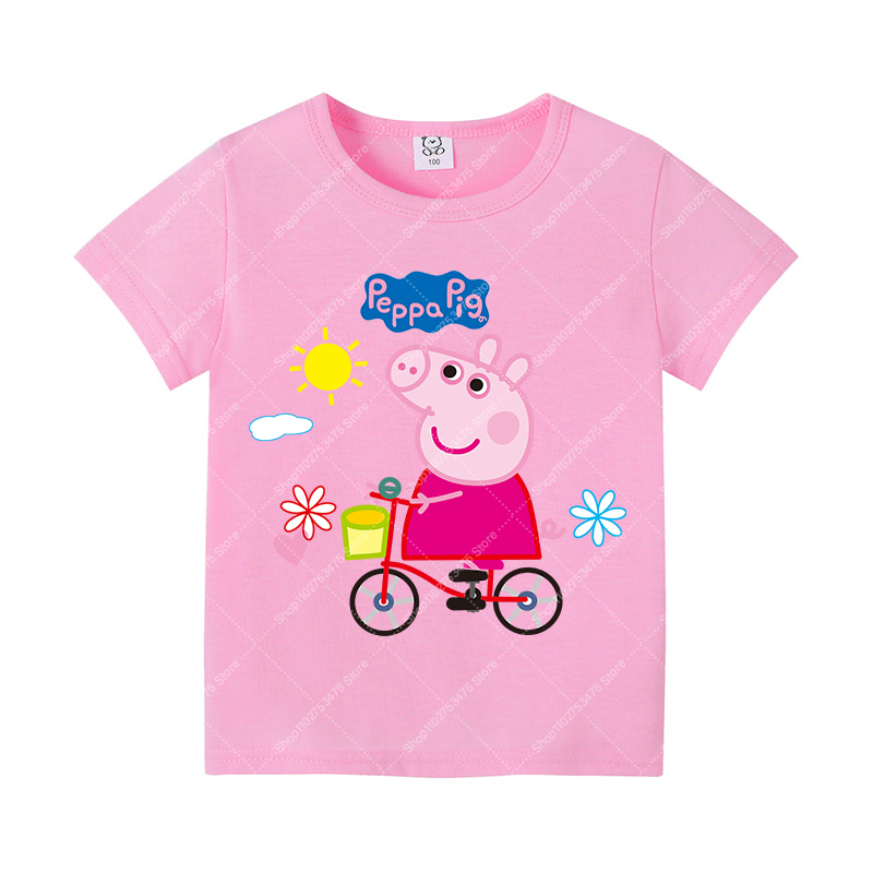 Kids Girl Cute Cotton T-shirt  - Summer Clothing Gifts 评论和价格