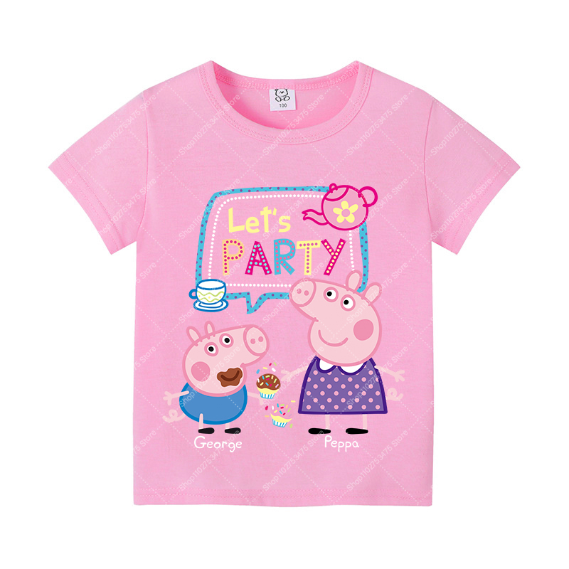 Kids Girl Cute Cotton T-shirt  - Summer Clothing Gifts 评论和价格