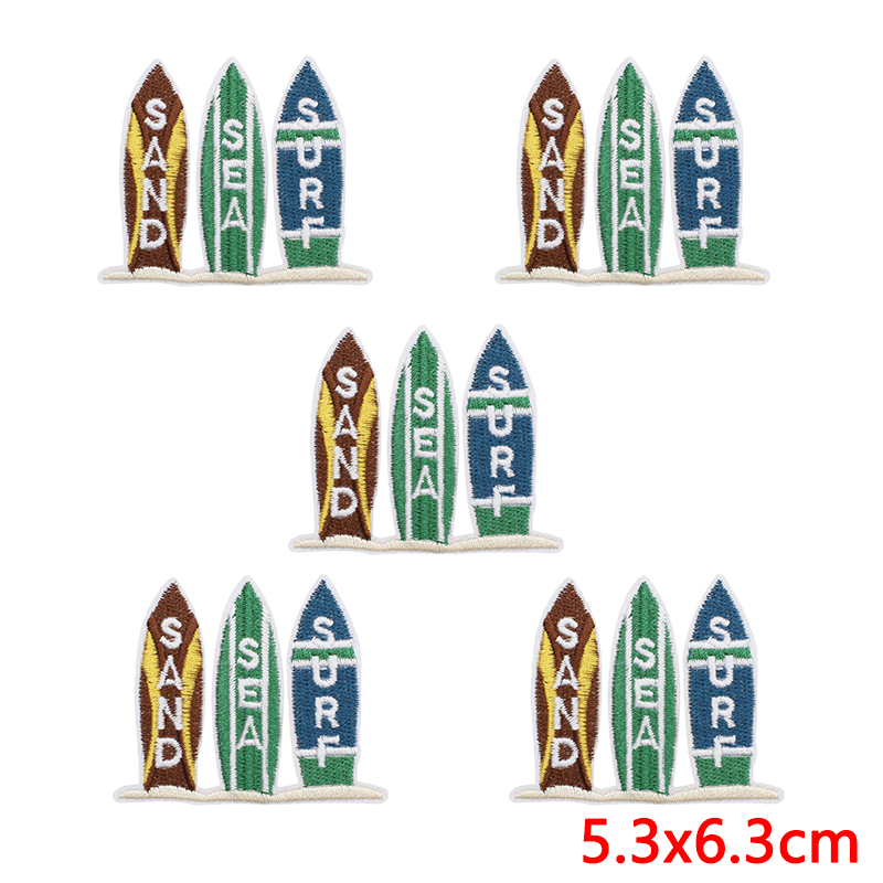 10PCS Summer Beach Wave Embroi - Summer Clothing Pictures 评论和价格