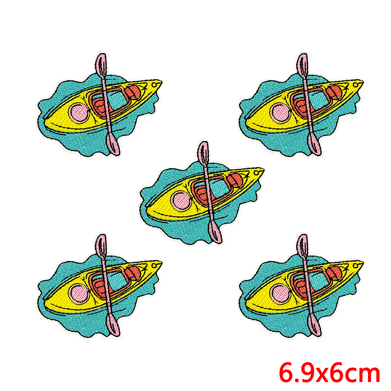 10PCS Summer Beach Wave Embroi - Summer Clothing Pictures 评论和价格