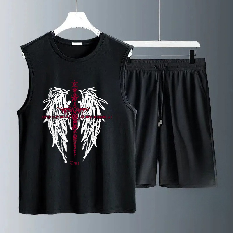 Men's Tank Top Sets 2026 Summe - Summer Youth Clothing 评论和价格