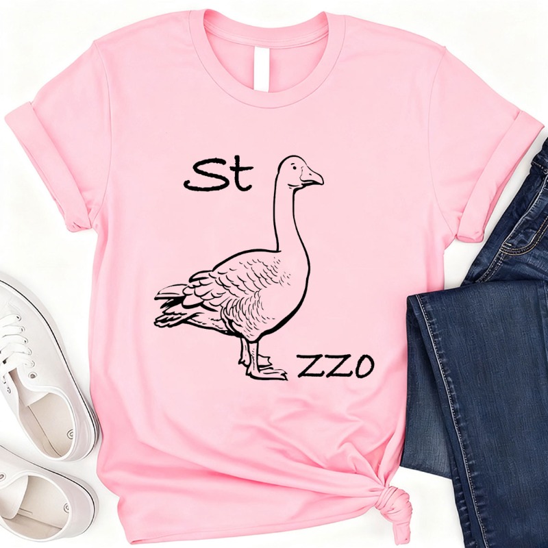 IMage Goose Rebus T-Shirt Funn - Summer Clothing Images 评论和价格