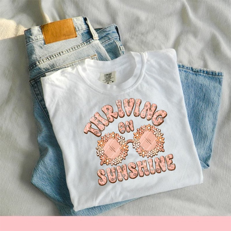 Summer Colorful Heat Transfer  - Summer Clothing Pictures 评论和价格